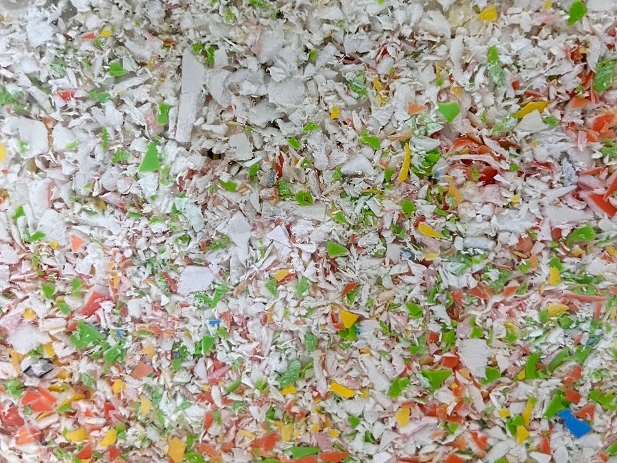 Crushed and Shredded PE Foam